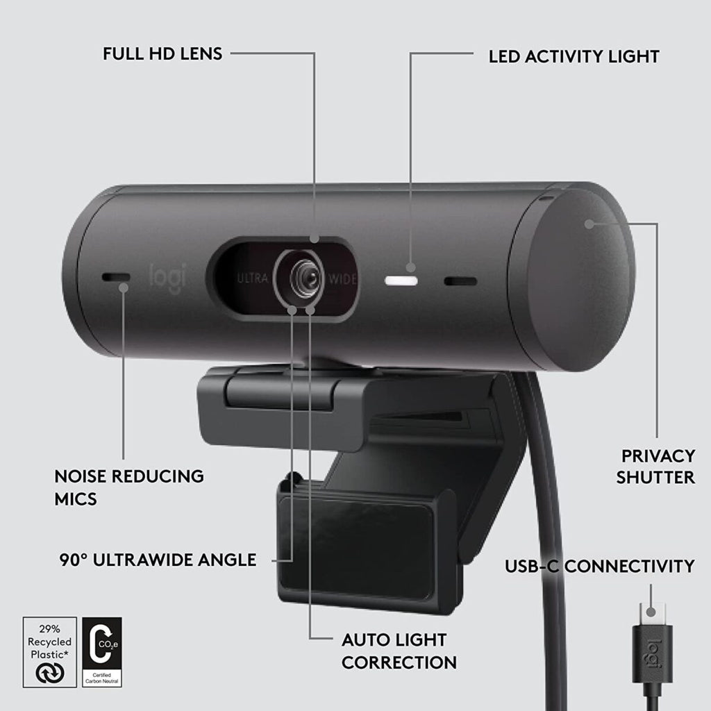 Logitech Brio 500 Full HD Webcam