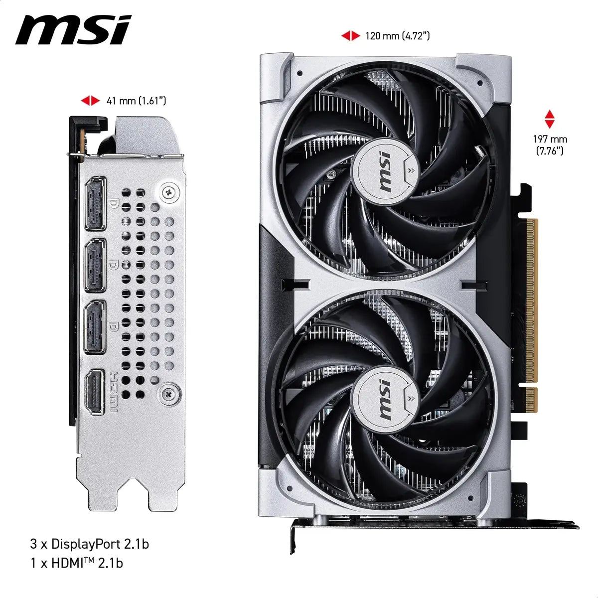 GeForce RTX 5060 8G VENTUS 2X OC Graphics Card